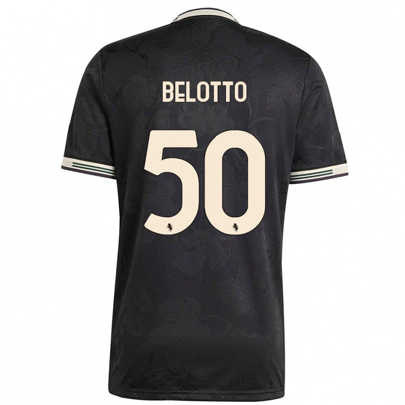 Danxen Men Soledad Belotto #50 Black White Green Third Jersey 2025/26 T-Shirt