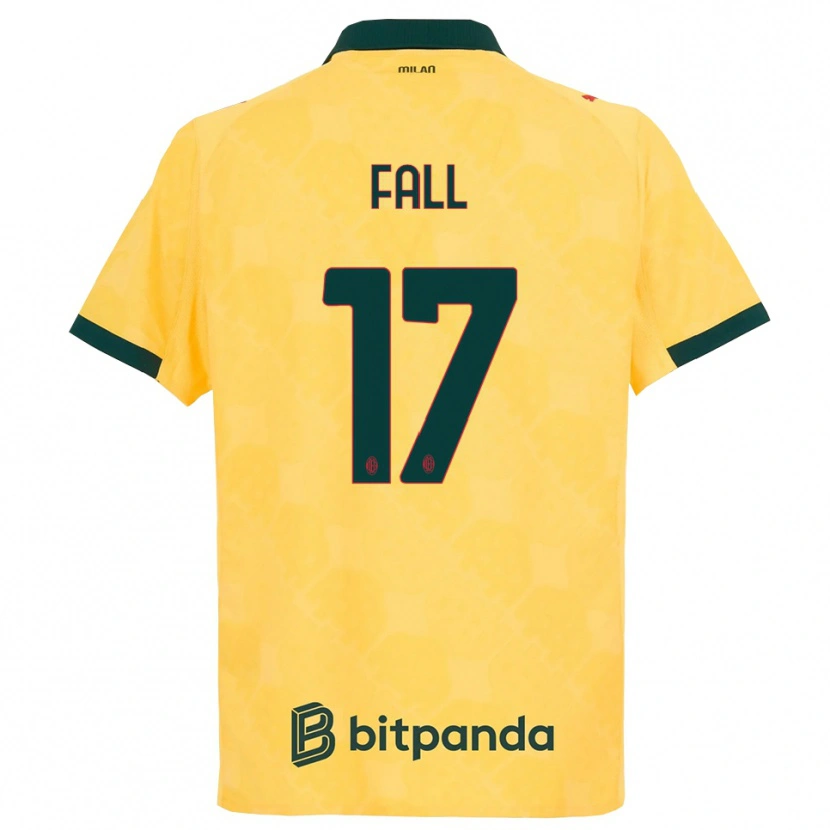 Danxen Men Mbarick Fall #17 Yellow Black Third Jersey 2025/26 T-Shirt
