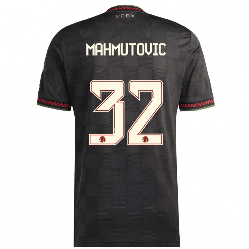 Danxen Men Ena Mahmutovic #32 Black White Third Jersey 2025/26 T-Shirt