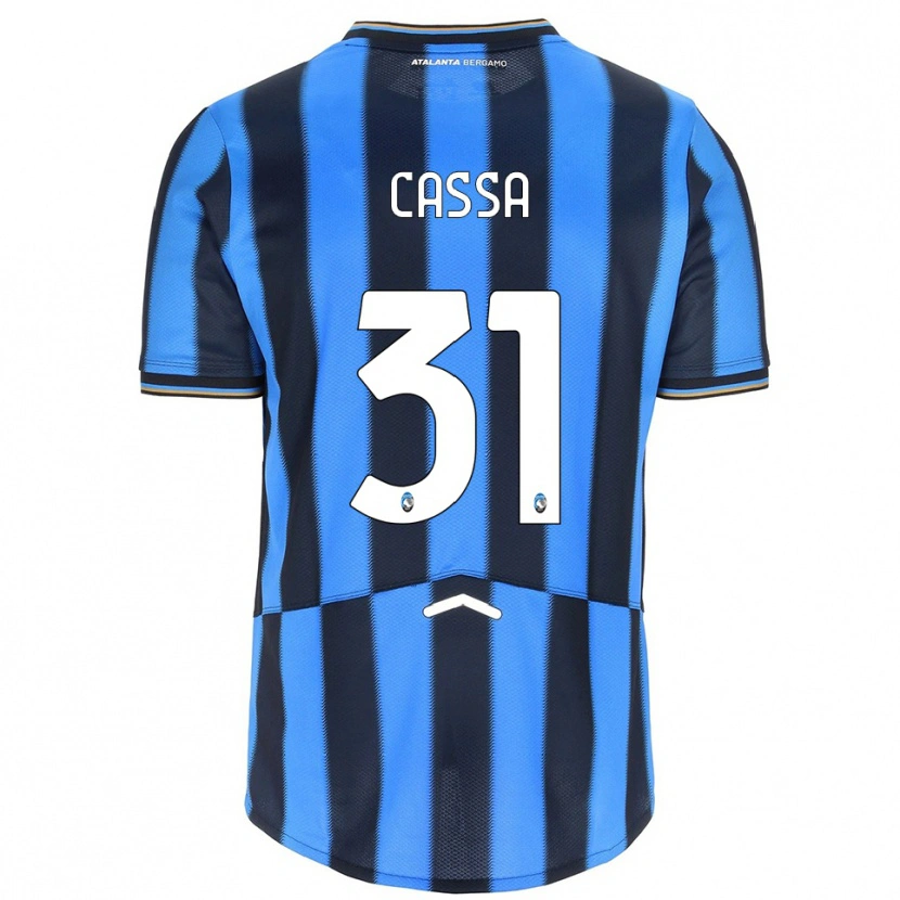Danxen Women Federico Cassa #31 Sky Blue Black Home Jersey 2025/26 T-Shirt
