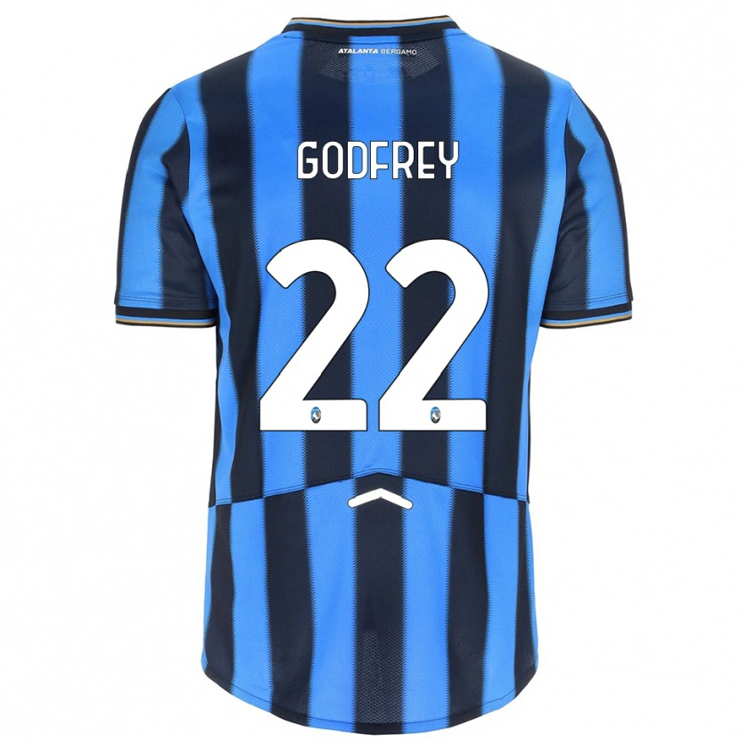 Danxen Women Ben Godfrey #22 Sky Blue Black Home Jersey 2025/26 T-Shirt
