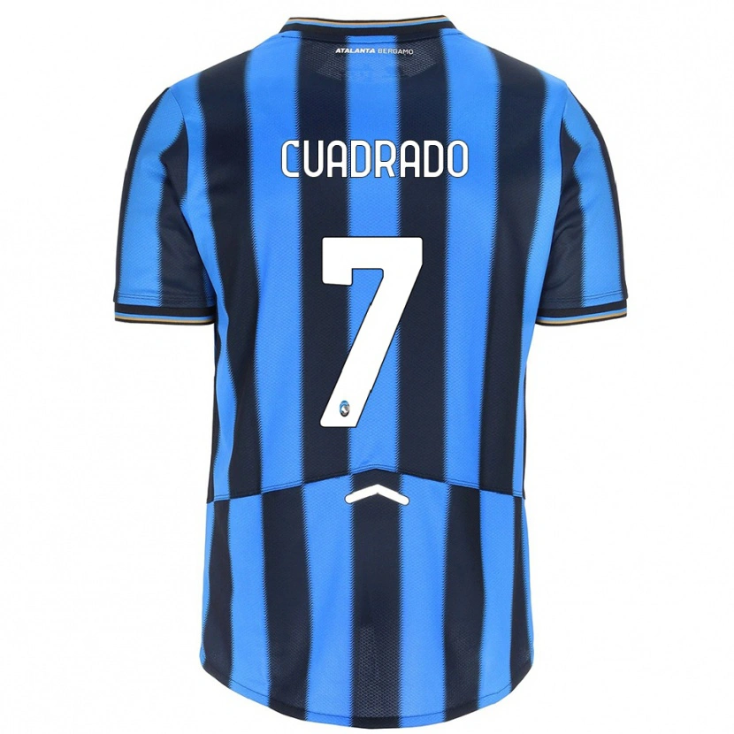 Danxen Women Juan Cuadrado #7 Sky Blue Black Home Jersey 2025/26 T-Shirt