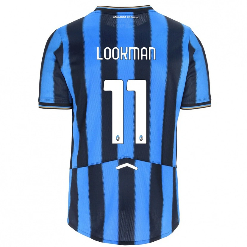 Danxen Women Ademola Lookman #11 Sky Blue Black Home Jersey 2025/26 T-Shirt