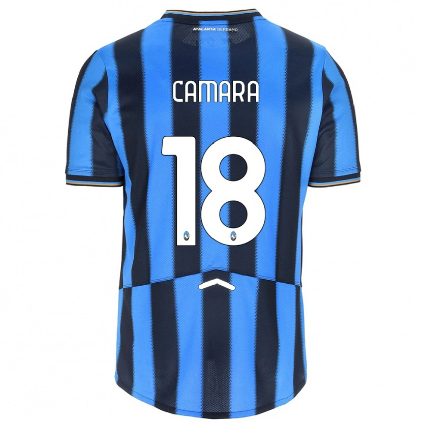 Danxen Women Ibrahima Camara #18 Sky Blue Black Home Jersey 2025/26 T-Shirt
