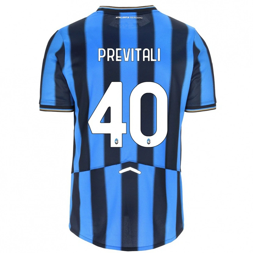Danxen Women Cristian Previtali #40 Sky Blue Black Home Jersey 2025/26 T-Shirt