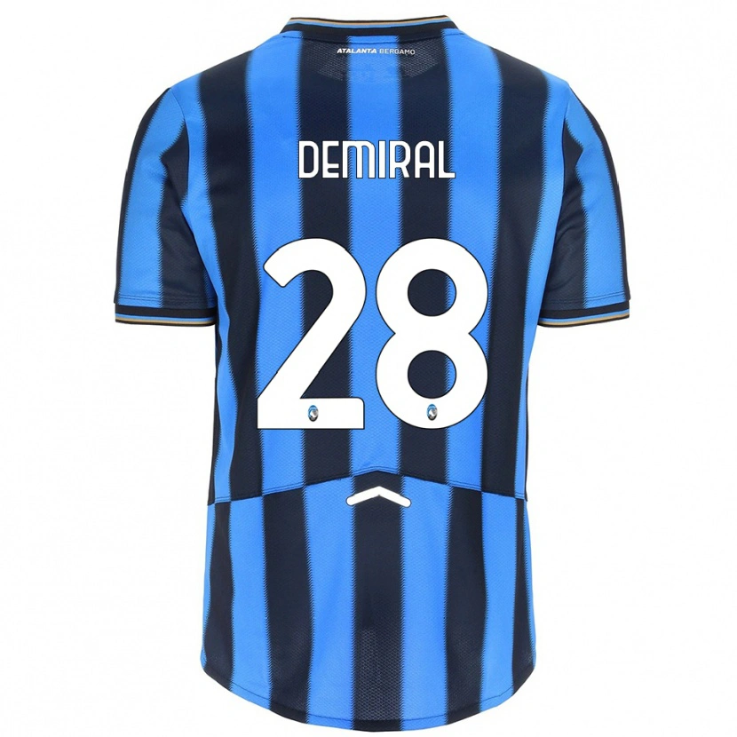 Danxen Women Merih Demiral #28 Sky Blue Black Home Jersey 2025/26 T-Shirt