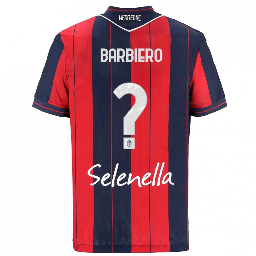 Danxen Women Andrea Barbiero #0 Red Navy Home Jersey 2025/26 T-Shirt