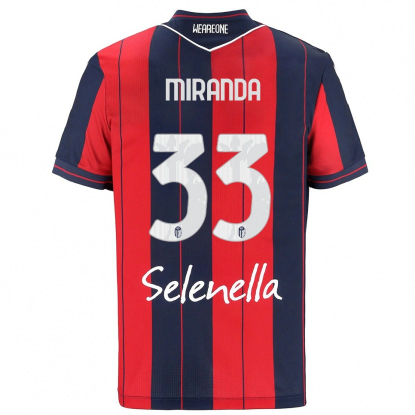 Danxen Women Juan Miranda #33 Red Navy Home Jersey 2025/26 T-Shirt