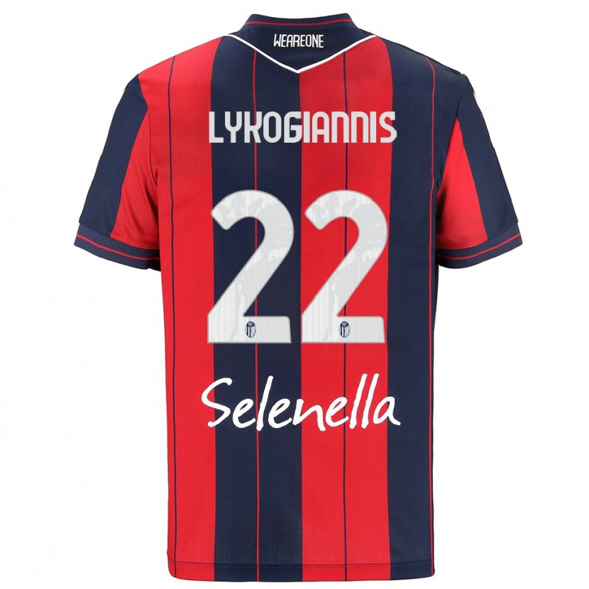 Danxen Women Charalampos Lykogiannis #22 Red Navy Home Jersey 2025/26 T-Shirt