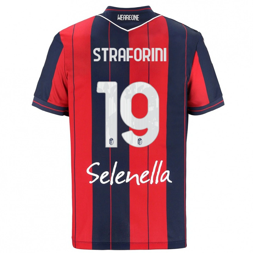Danxen Women Rino Straforini #19 Red Navy Home Jersey 2025/26 T-Shirt