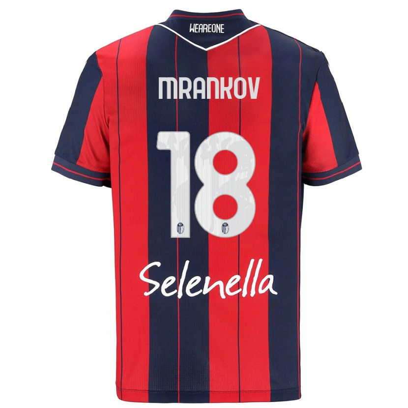 Danxen Women Dimitar Mrankov #18 Red Navy Home Jersey 2025/26 T-Shirt