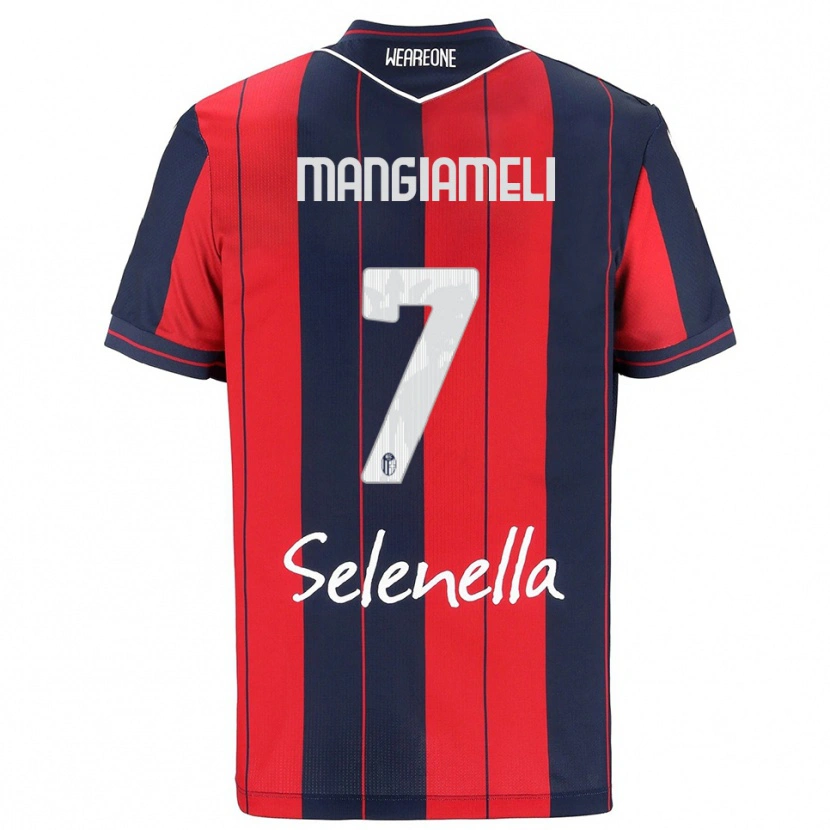 Danxen Women Federico Mangiameli #7 Red Navy Home Jersey 2025/26 T-Shirt