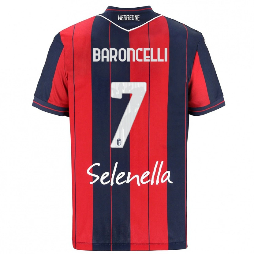 Danxen Women Giulio Baroncelli #7 Red Navy Home Jersey 2025/26 T-Shirt