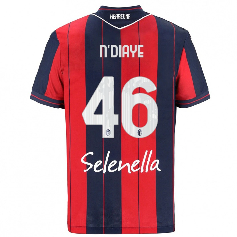 Danxen Women Antoine N'diaye #46 Red Navy Home Jersey 2025/26 T-Shirt