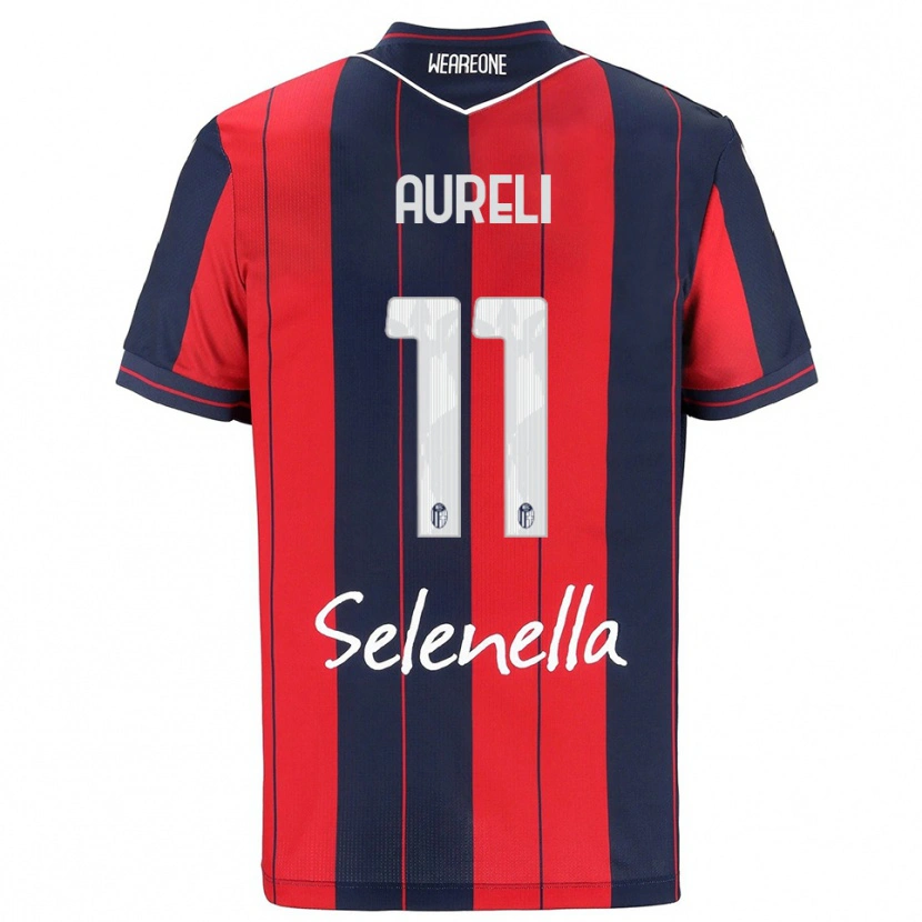 Danxen Women Valerio Aureli #11 Red Navy Home Jersey 2025/26 T-Shirt