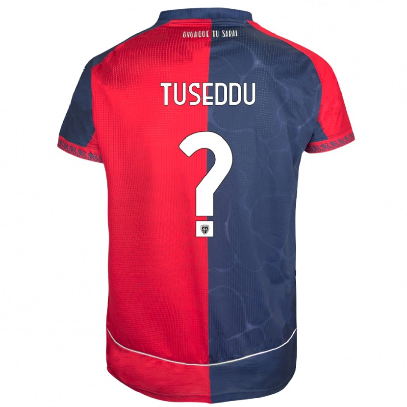 Danxen Women Alessio Tuseddu #0 Red Navy Home Jersey 2025/26 T-Shirt