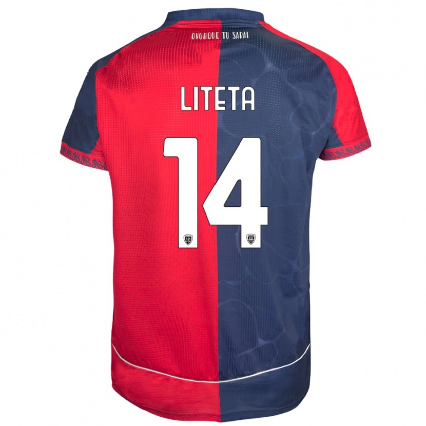 Danxen Women Joseph Liteta #14 Red Navy Home Jersey 2025/26 T-Shirt