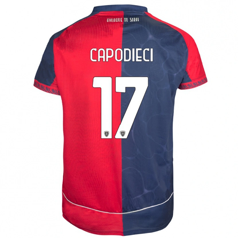 Danxen Women Loris Capodieci #17 Red Navy Home Jersey 2025/26 T-Shirt