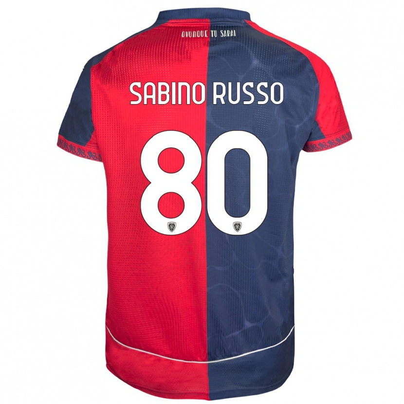 Danxen Women Alessandro Sabino Russo #80 Red Navy Home Jersey 2025/26 T-Shirt