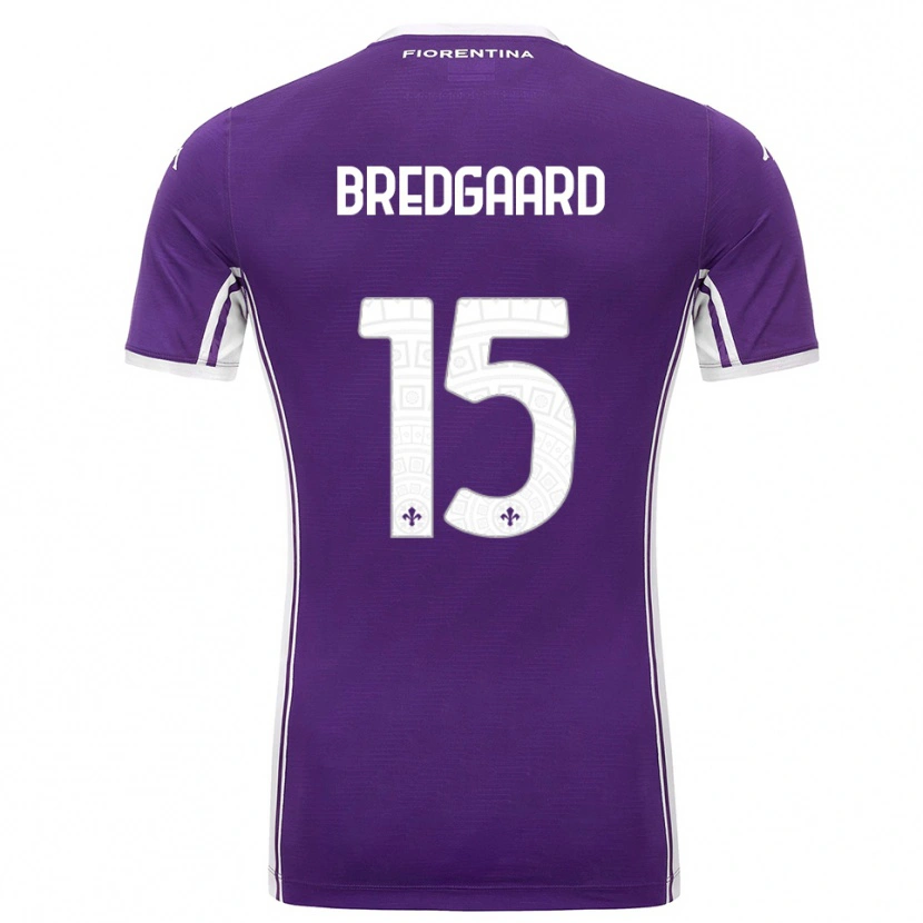 Danxen Women Sofie Bredgaard #15 Purple White Home Jersey 2025/26 T-Shirt
