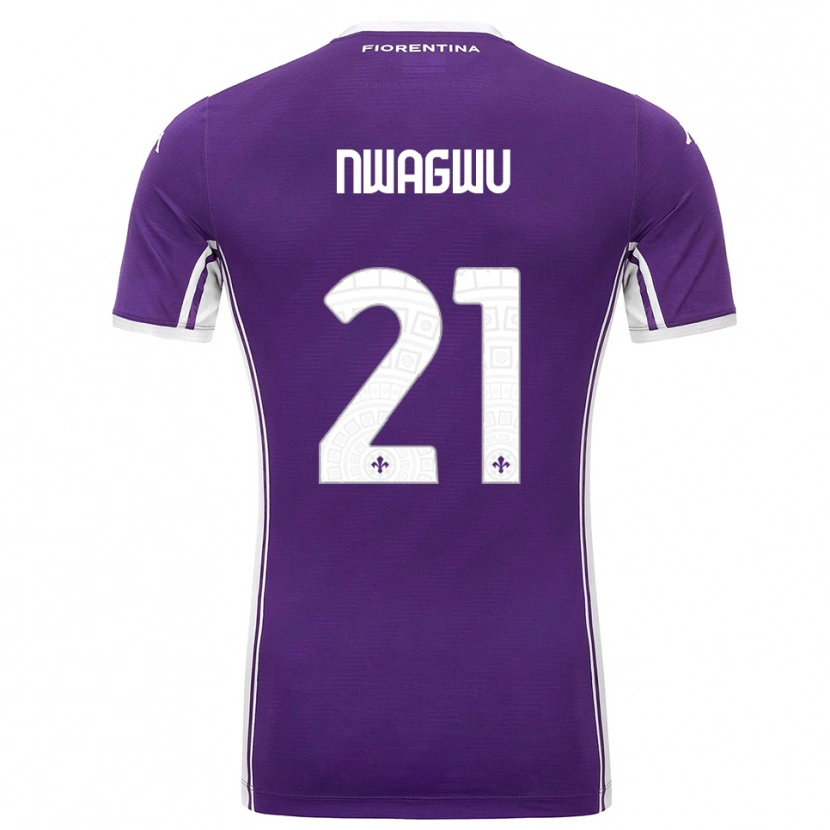 Danxen Women Ikenna Nwagwu #21 Purple White Home Jersey 2025/26 T-Shirt