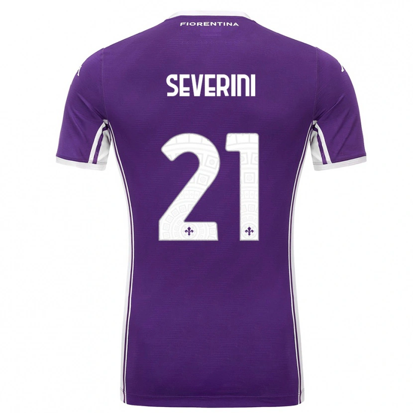 Danxen Women Emma Severini #21 Purple White Home Jersey 2025/26 T-Shirt