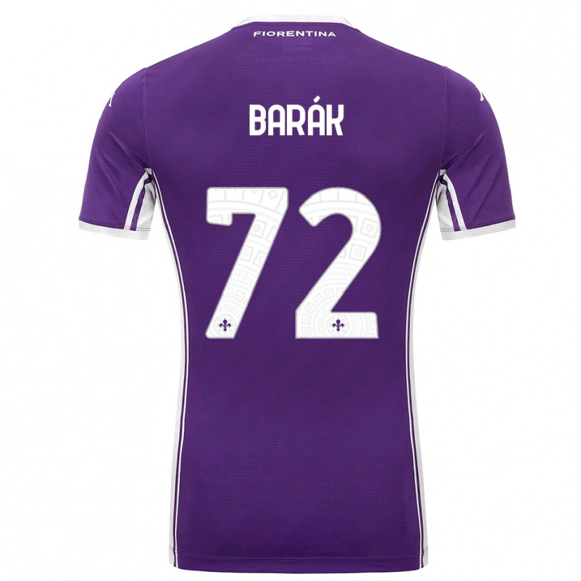 Danxen Women Antonín Barák #72 Purple White Home Jersey 2025/26 T-Shirt