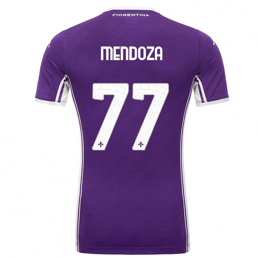 Danxen Women William Mendoza #77 Purple White Home Jersey 2025/26 T-Shirt