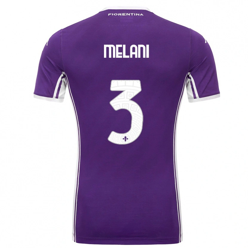 Danxen Women Federico Melani #3 Purple White Home Jersey 2025/26 T-Shirt
