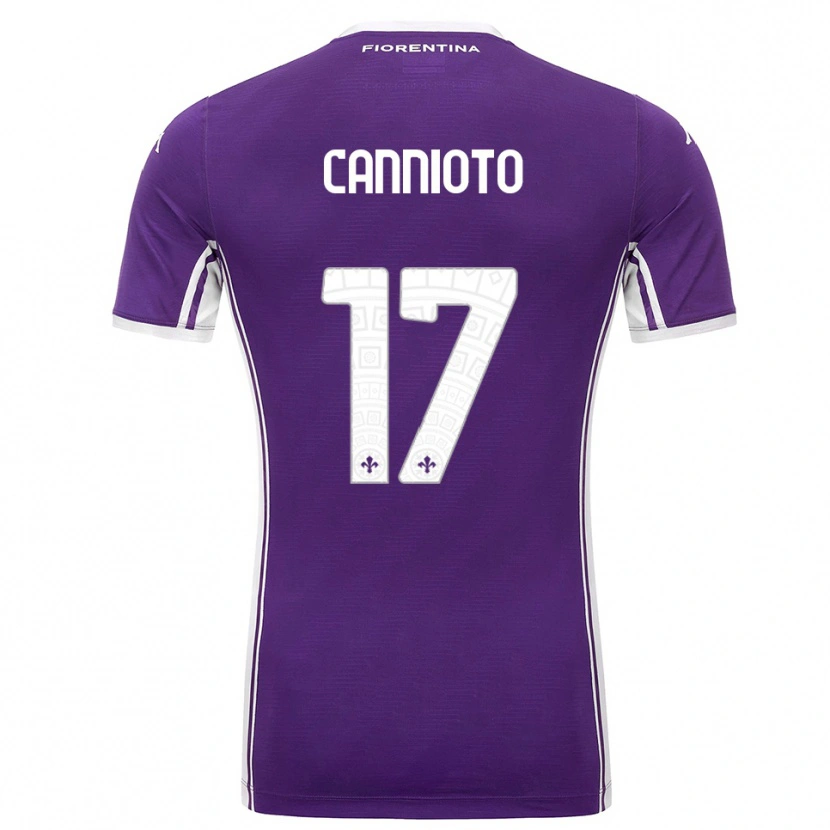 Danxen Women Andrea Cannioto #17 Purple White Home Jersey 2025/26 T-Shirt