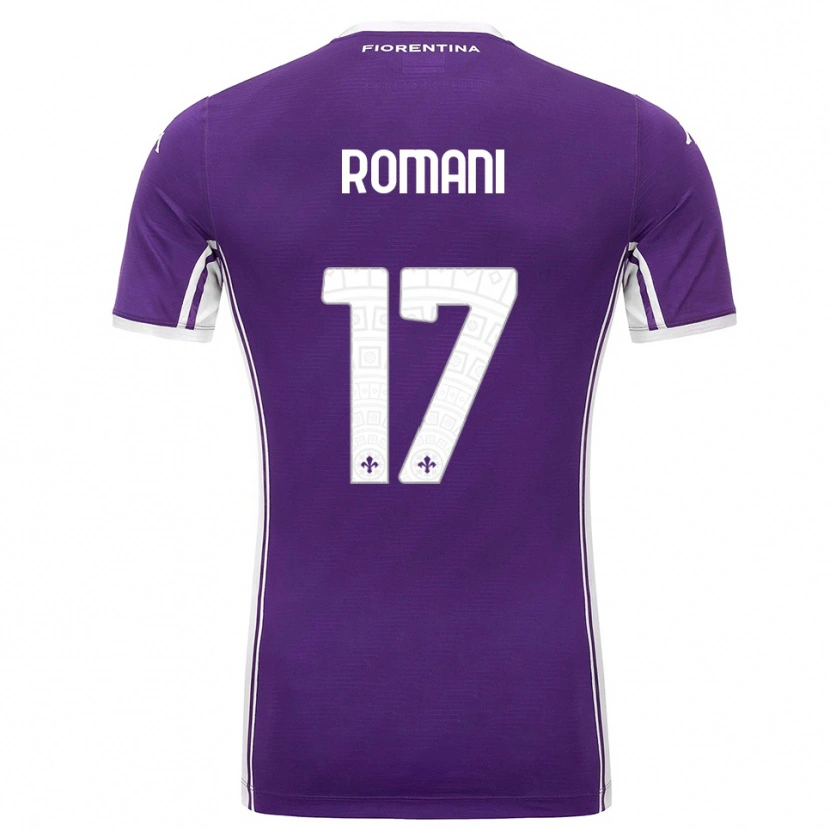 Danxen Women Lorenzo Romani #17 Purple White Home Jersey 2025/26 T-Shirt