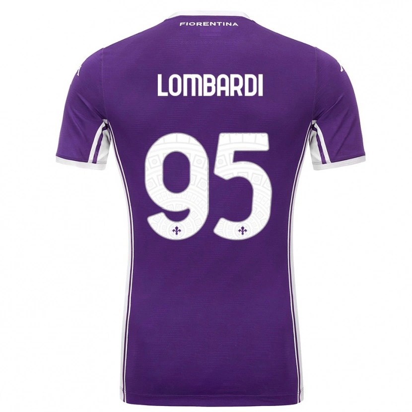 Danxen Women Emma Lombardi #95 Purple White Home Jersey 2025/26 T-Shirt