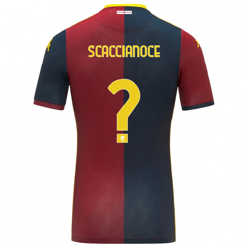 Danxen Women Francesco Scaccianoce #0 Red Royal Blue Home Jersey 2025/26 T-Shirt