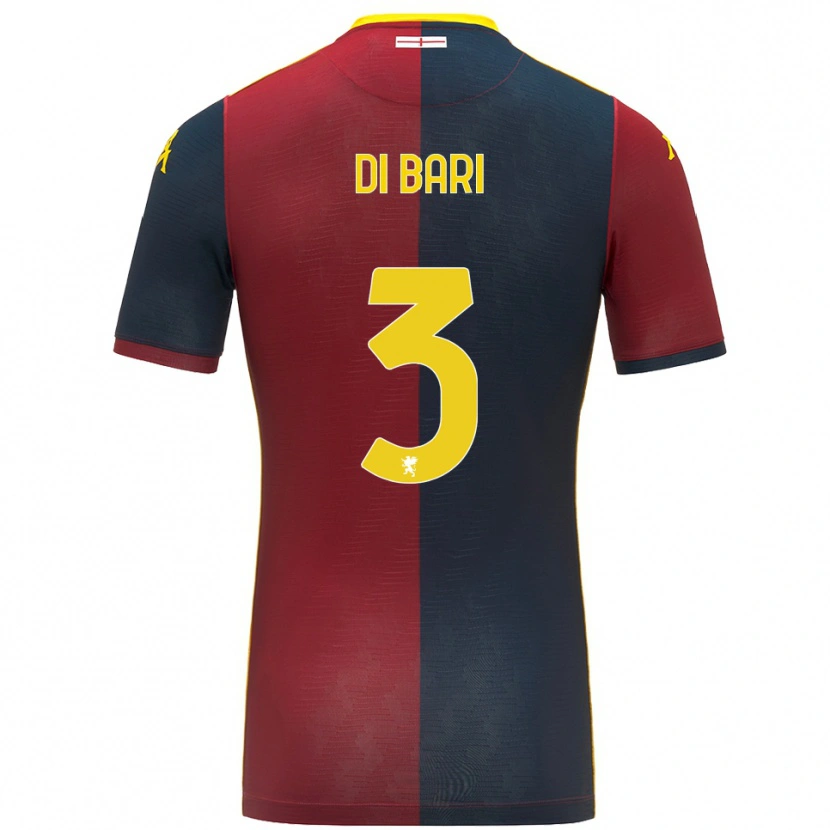 Danxen Women Martina Di Bari #3 Red Royal Blue Home Jersey 2025/26 T-Shirt