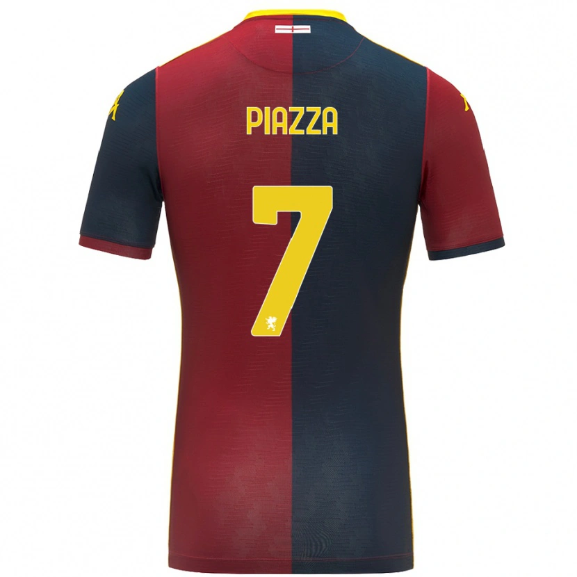 Danxen Women Matteo Piazza #7 Red Royal Blue Home Jersey 2025/26 T-Shirt