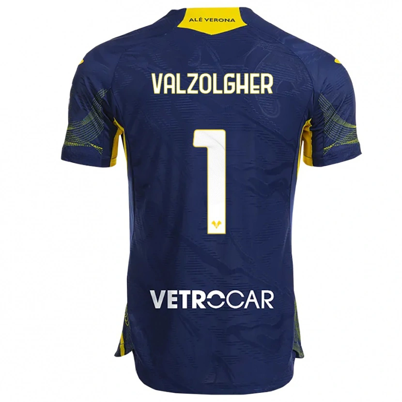 Danxen Women Chiara Valzolgher #1 Navy Yellow Home Jersey 2025/26 T-Shirt