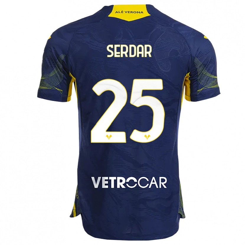 Danxen Women Suat Serdar #25 Navy Yellow Home Jersey 2025/26 T-Shirt