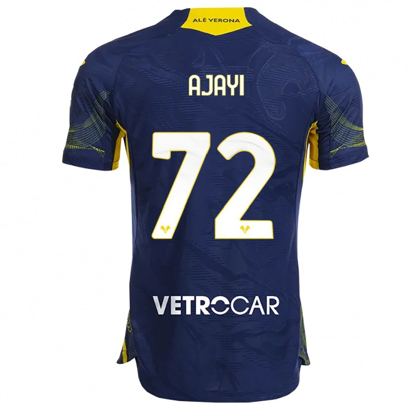 Danxen Women Junior Ajayi #72 Navy Yellow Home Jersey 2025/26 T-Shirt