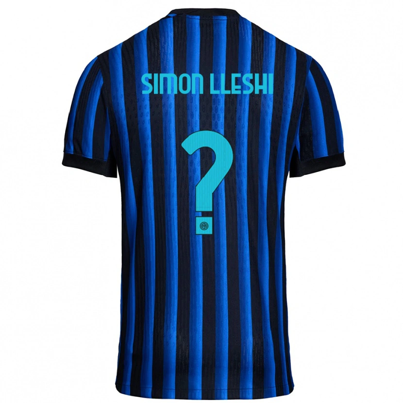 Danxen Women Simon Lleshi #0 Black Blue Home Jersey 2025/26 T-Shirt
