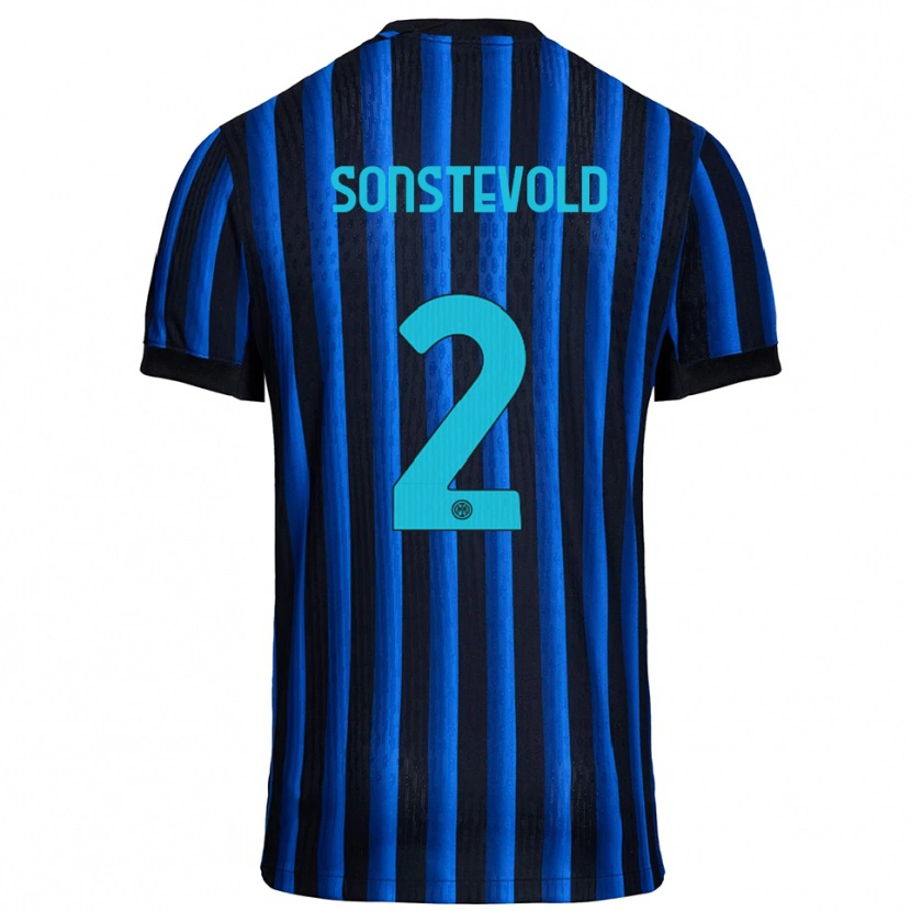 Danxen Women Anja Sonstevold #2 Black Blue Home Jersey 2025/26 T-Shirt
