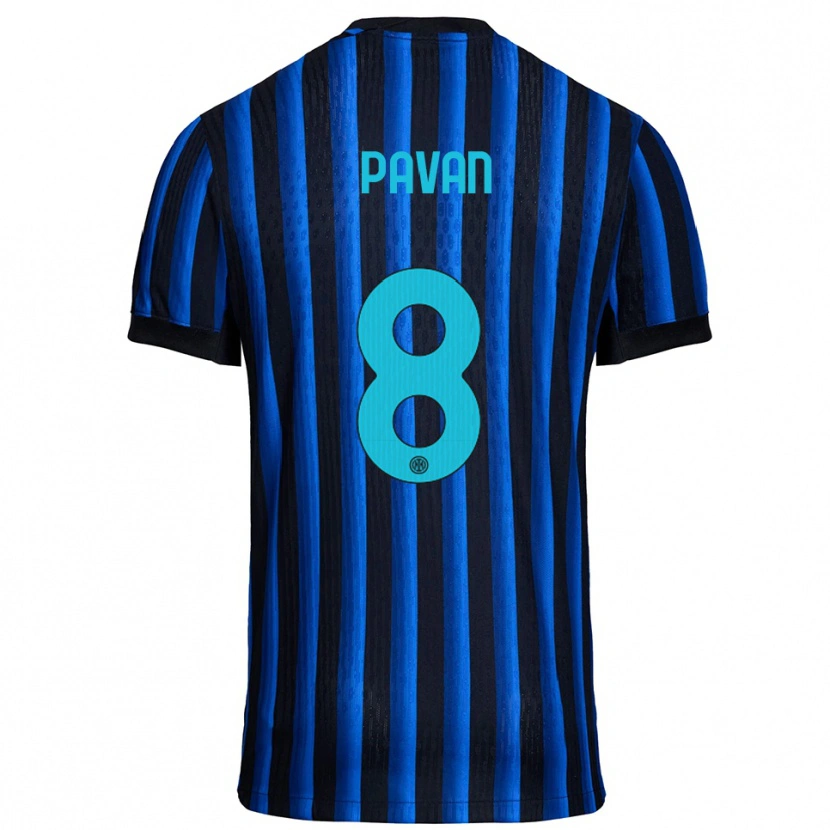 Danxen Women Matilde Pavan #8 Black Blue Home Jersey 2025/26 T-Shirt