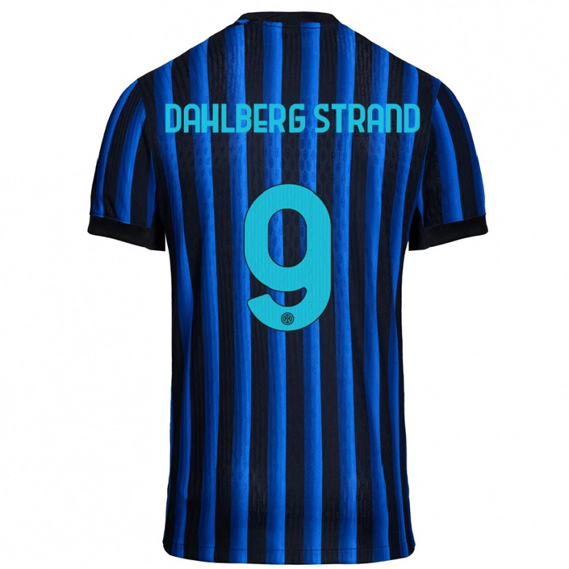 Danxen Women Jonas Dahlberg Strand #9 Black Blue Home Jersey 2025/26 T-Shirt