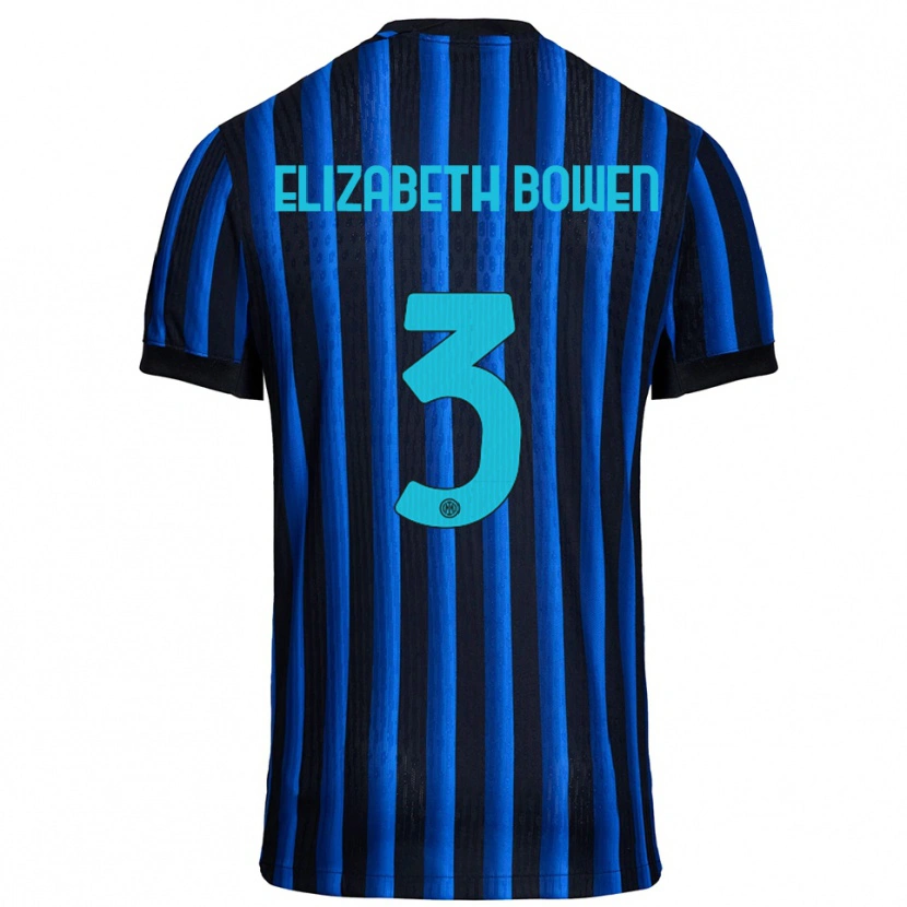 Danxen Women Kate Elizabeth Bowen #3 Black Blue Home Jersey 2025/26 T-Shirt