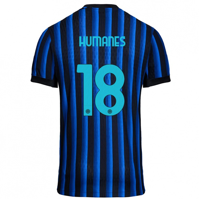 Danxen Women Hugo Humanes #18 Black Blue Home Jersey 2025/26 T-Shirt
