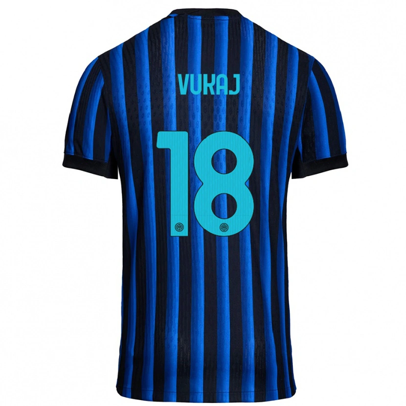 Danxen Women Alen Vukaj #18 Black Blue Home Jersey 2025/26 T-Shirt