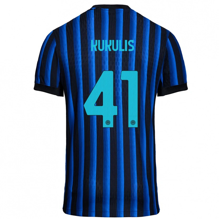Danxen Women Roberts Kukulis #41 Black Blue Home Jersey 2025/26 T-Shirt