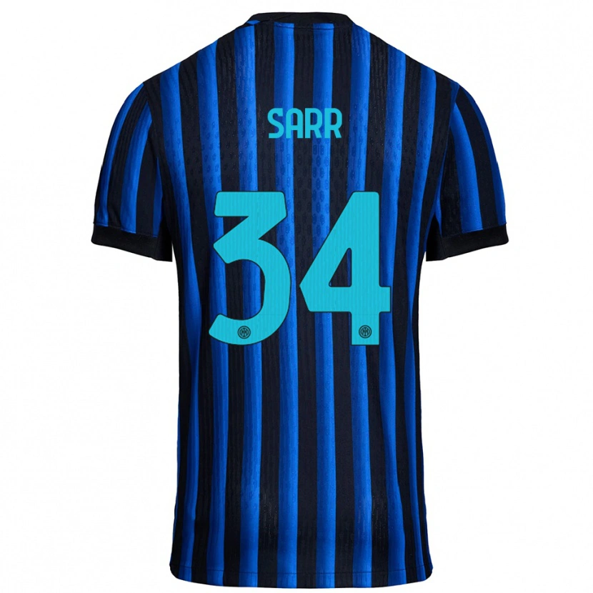 Danxen Women Amadou Sarr #34 Black Blue Home Jersey 2025/26 T-Shirt