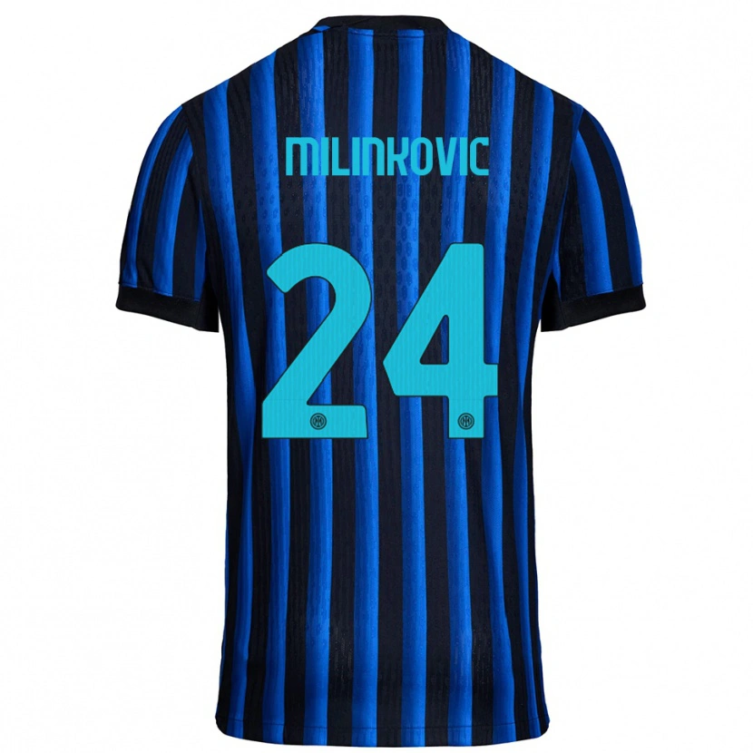 Danxen Women Marija Milinković #24 Black Blue Home Jersey 2025/26 T-Shirt