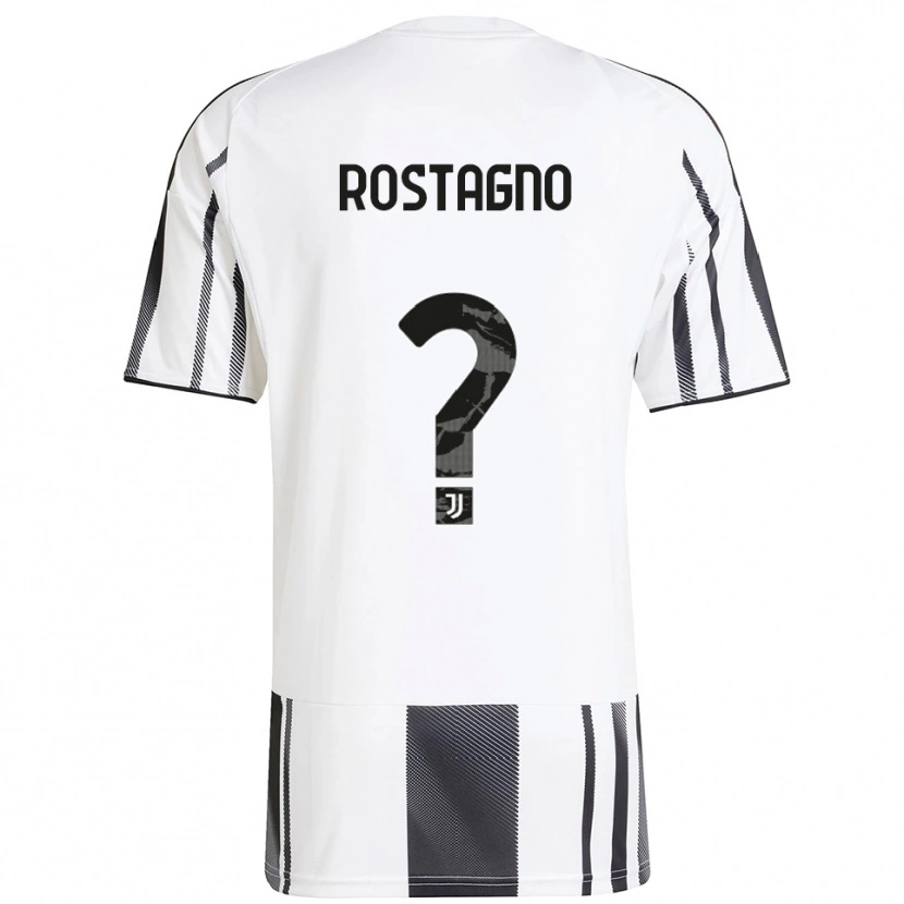 Danxen Women Alberto Rostagno #0 White Black Home Jersey 2025/26 T-Shirt