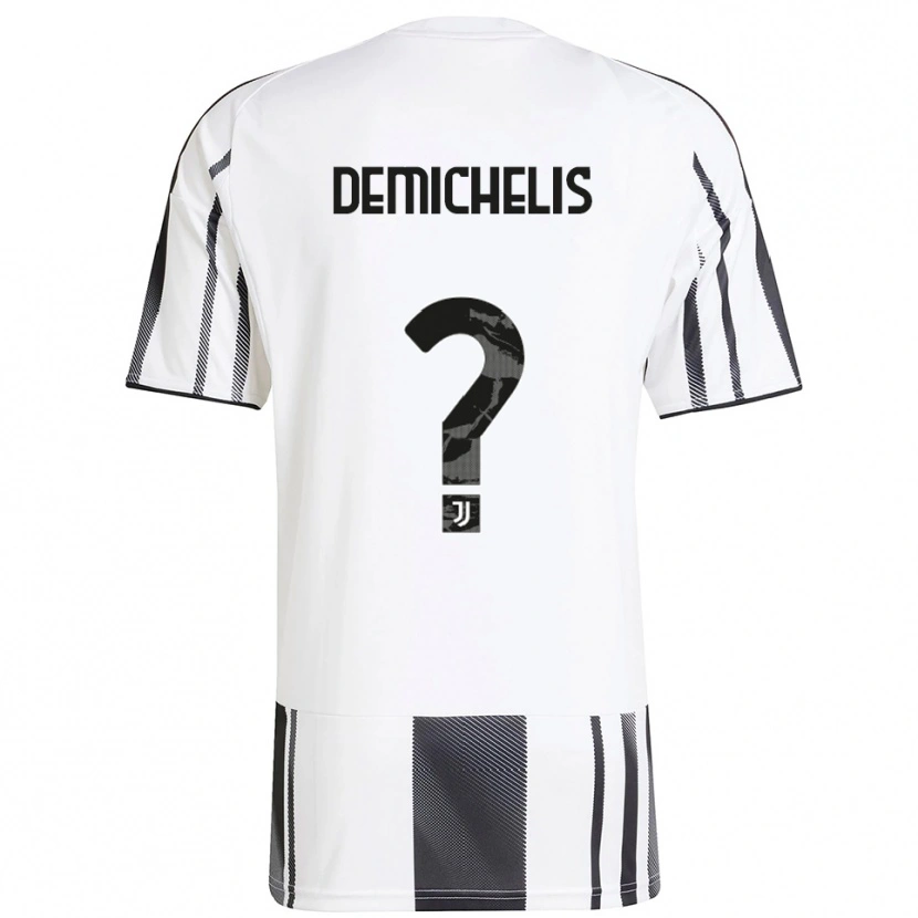 Danxen Women Emanuele Demichelis #0 White Black Home Jersey 2025/26 T-Shirt